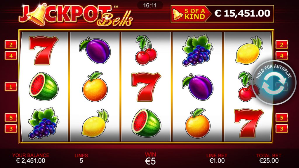 screenshot z gry Jackpot Bells